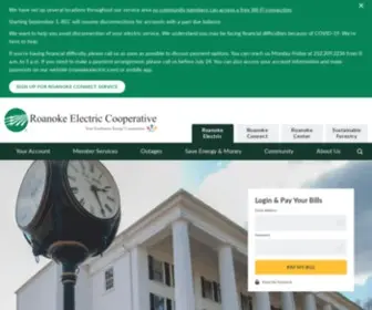 Roanokeelectric.com(Roanoke Electric Cooperative) Screenshot