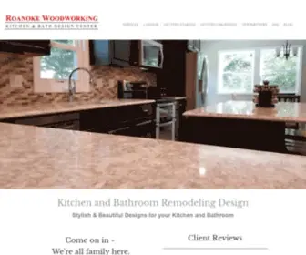 Roanokewoodworking.com(Kitchen & Bathroom Remodeling) Screenshot