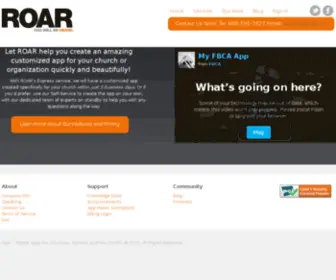 Roar.pro(Mobile Apps for Churches) Screenshot
