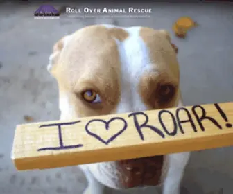 Roar4Dogs.org(Transforming the rescue dog into a responsible family member) Screenshot