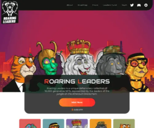 Roaringleaders.io(Roaringleaders) Screenshot