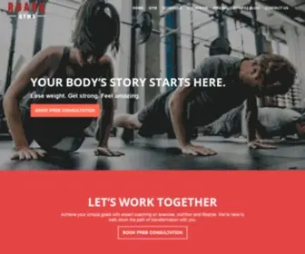 Roarkgyms.com(Roark Gyms) Screenshot