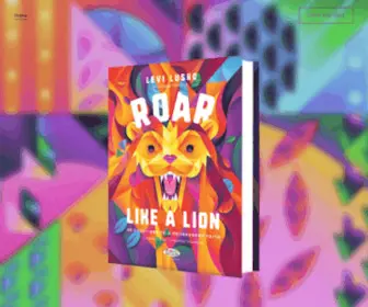 Roarlikealionbook.com(ROAR LIKE A LION) Screenshot