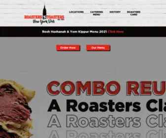 Roastersntoasters.com(Miami's Best New York Deli) Screenshot