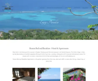 Roatan-Bedandbreakfast.com(Roatan Bed & Breakfast) Screenshot