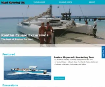 Roatancruiseexcursions.com(Island Marketing Ltd) Screenshot