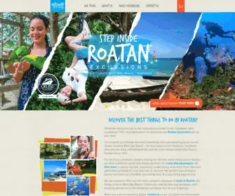 Roatanexcursions.com(Roatan cruise excursions and tours) Screenshot