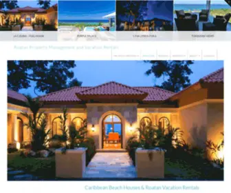 Roatanpropertymanagement.com(Roatan Property Management and Vacation Rentals) Screenshot