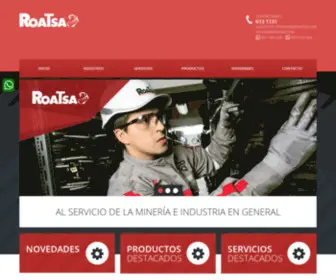 Roatsa.com(Mangueras) Screenshot