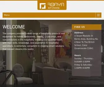 Roaya-Interiors.com(Roaya Interiors) Screenshot