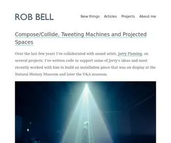 Rob-Bell.net(Rob Bell) Screenshot
