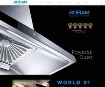 Robam.com.au(ROBAM Powerful Rangehood Australia) Screenshot