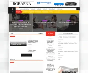 Robarna.com(Revista RoBarna din Barcelona pentru romani din Spania si Italia) Screenshot