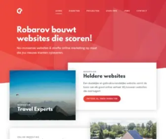 Robarov.be(Robarov webdesign) Screenshot