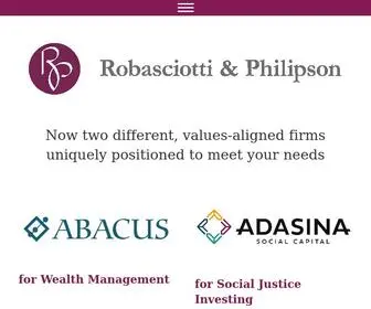 Robasciotti.com(Abacus and Adasina) Screenshot
