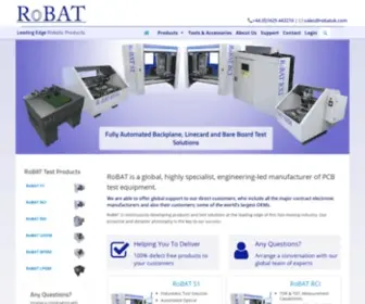 Robattest.com(Leading Edge Robotic Products) Screenshot