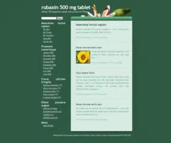 Robaxin100.com(Robaxin 500 mg) Screenshot