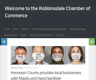 Robbinsdalechamber.com(The Robbinsdale Chamber of Commerce) Screenshot