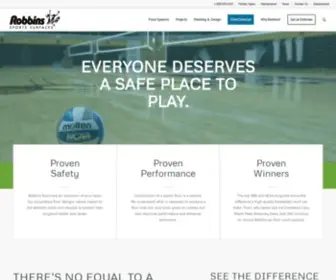Robbinsfloor.com(Robbins Sports Surfaces) Screenshot