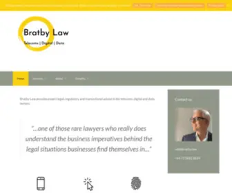 Robbratby.com(Bratby Law) Screenshot
