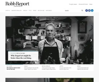 Robbreport.com.sg(Robb Report Singapore) Screenshot
