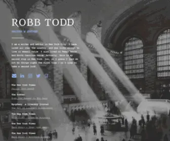 Robbtodd.com(ROBB TODD) Screenshot