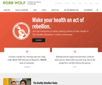 Robbwolf.com(Robb Wolf) Screenshot