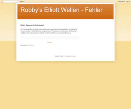 Robbys-Elliottwellen.de(DAX-Ampeln zeigen grüne Welle) Screenshot