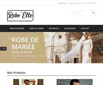 Robe-Elle.com(Robe'Elle) Screenshot