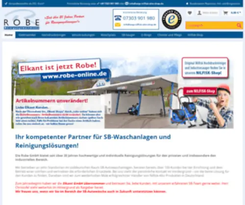 Robe-Online.de(Elkant ist jetzt Robe) Screenshot