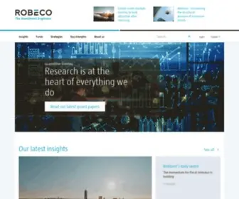 Robeco.com(Robeco Global) Screenshot