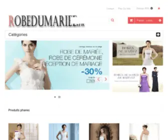 Robedumariee.fr(Robe de mariée) Screenshot