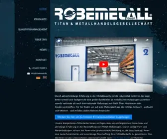 Robemetall.de(Metall) Screenshot