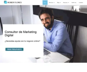 Roberflores.com(Consultor de marketing digital en bilbao) Screenshot