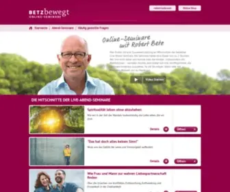 Robert-Betz-Online-Seminare.de Screenshot