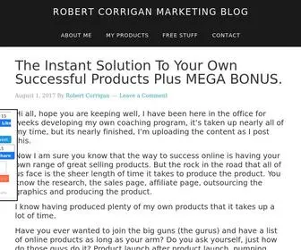 Robert-Corrigan.com(Robert Corrigan Marketing Blog) Screenshot