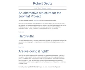 Robert-Deutz.de(Blog) Screenshot