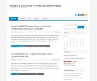 Robert-Dynamicsnav.de(Robert's Dynamics NAV Entwickler Blog) Screenshot