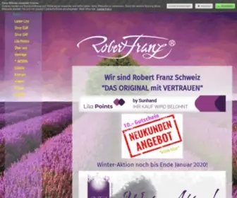 Robert-Franz-SChweiz.ch(Robert Franz Naturversand Schweiz) Screenshot