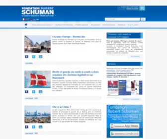 Robert-Schuman.eu(The french think tank on Europe) Screenshot