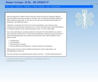 Robert-Vroman.com(Robert Vroman) Screenshot