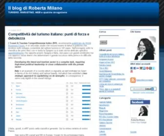 Robertamilano.com(Il blog di Roberta Milano) Screenshot