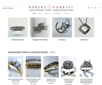 Robertandgabriel.com(Robert and Gabriel Jewelers) Screenshot