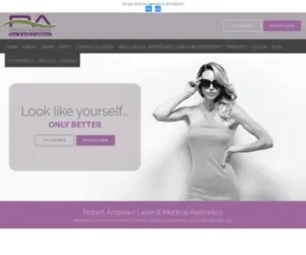 Robertandrewsmedical.com(Robert Andrews Laser & Medical Aesthetics) Screenshot