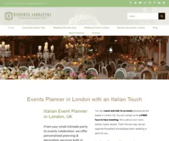 Robertasabbatini.com(Italian Event Planner in London) Screenshot