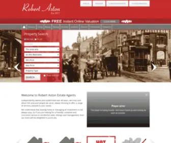 Robertaston.com(Robert Aston Estate Agents) Screenshot