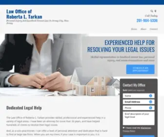 Robertatarkan.com(Jersey City Landlord/Tenant Lawyer) Screenshot