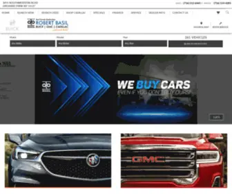 Robertbasilcars.com(New & Used Vehicles) Screenshot