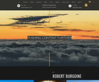 Robertburgoine.com(Photography & Video Production Services Miami) Screenshot