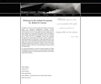 Robertcarney.net(Pianos) Screenshot